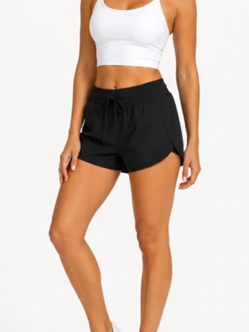 Aerie Women's Black Athletic Running Shorts Size Medium